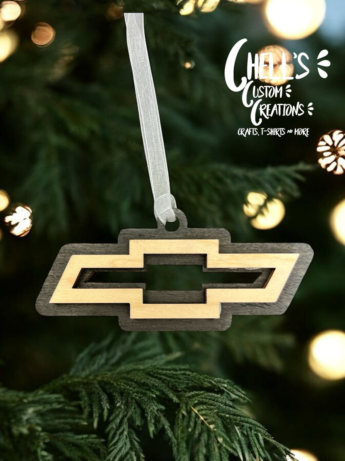 Chevy 3D Wooden Ornament