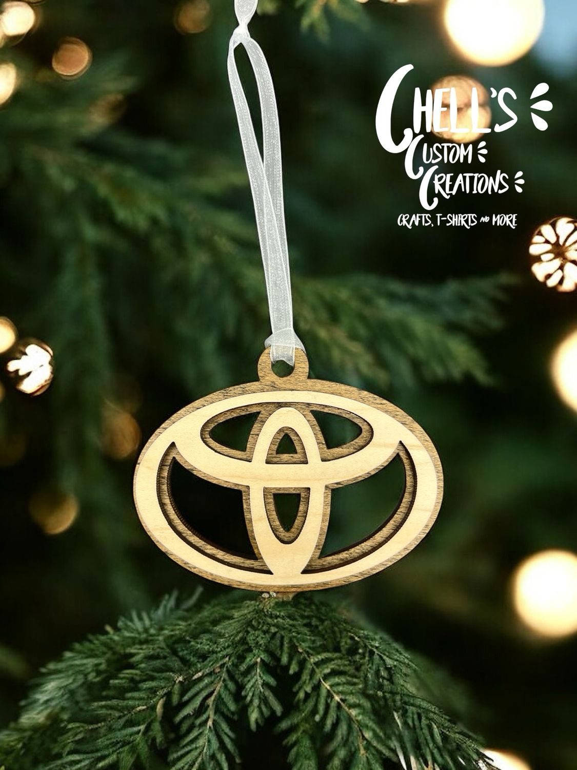 Toyota 3D Wooden Ornament