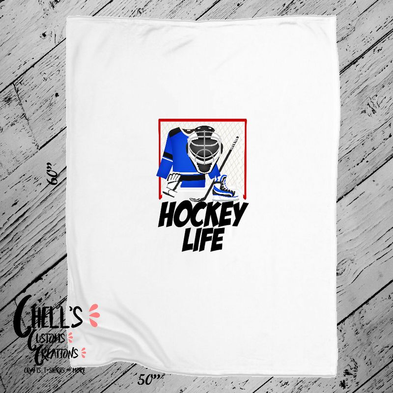 Hockey Life Blanket