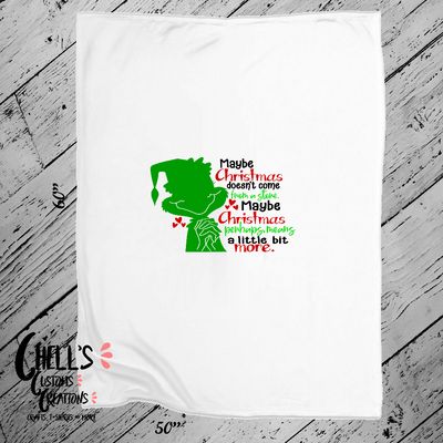 Grinch Blanket