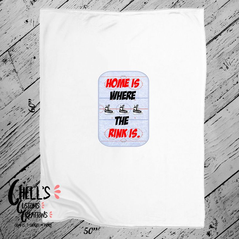 Home Is At The Rink Blanket