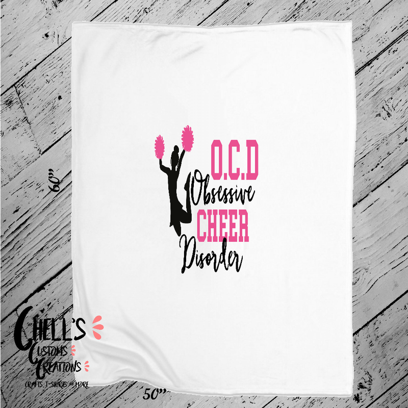 Ocd Cheer Pink Blanket