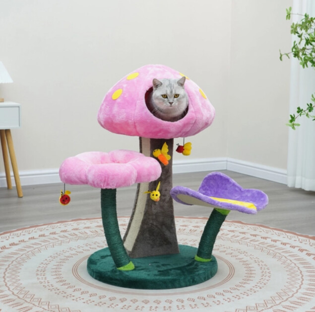 Catry Wonderland Mushroom Cat Tree - Special Order Item