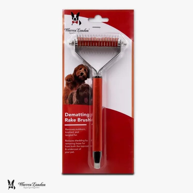 De-Matting Rake Brush for Dogs