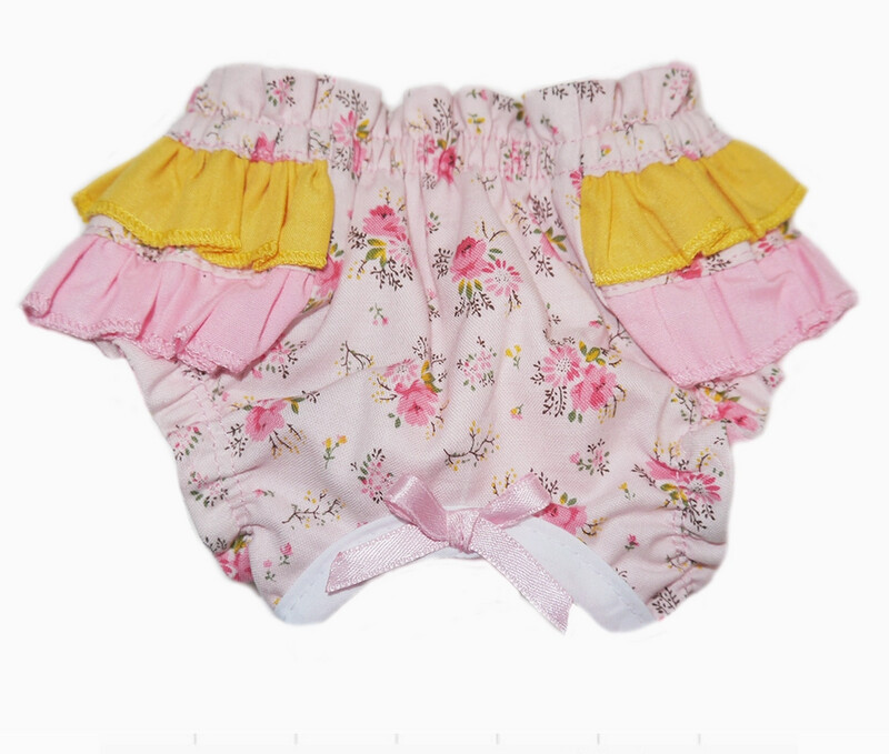 Alice Panty in Pink with Yellow