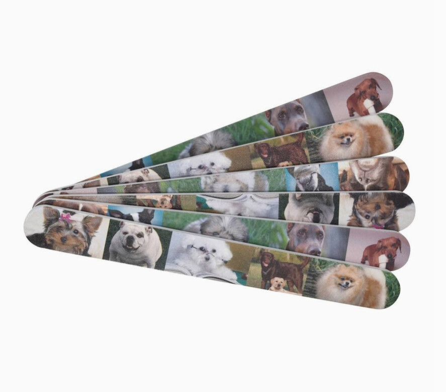 Dog Nail File, Emory Board with Animal Images, each