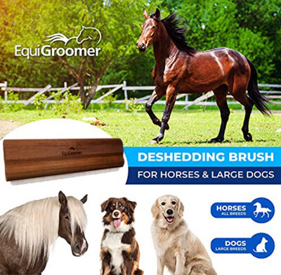 EquiGroomer 8in Large Breed Dog/Horse Shedding Brush