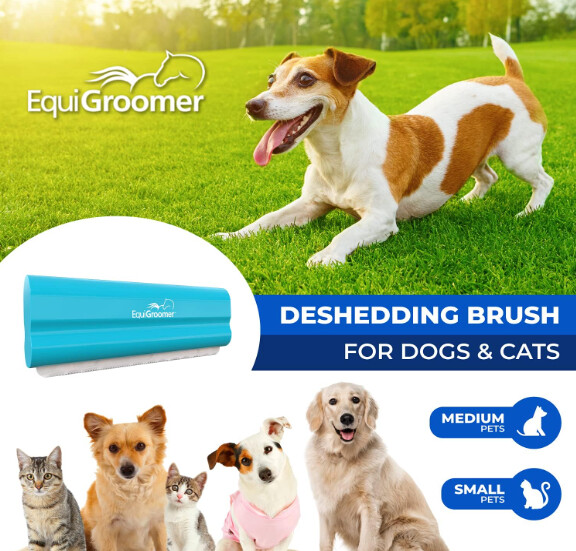 EquiGroomer 5in EasyGroomer Pet Shedding Brush