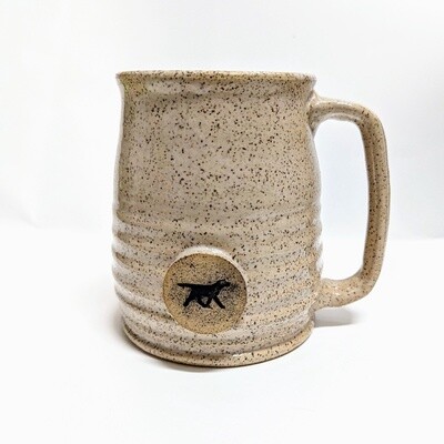 Handmade Pottery Dog Mug