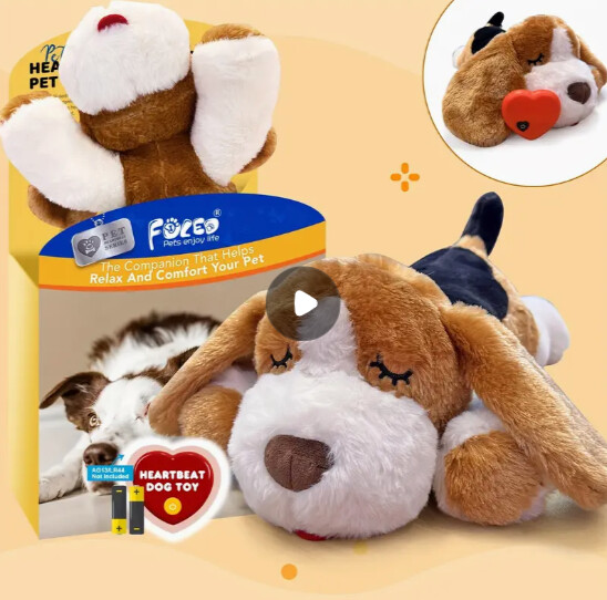 Heartbeat Pet Comfort Plush Toy for Pets