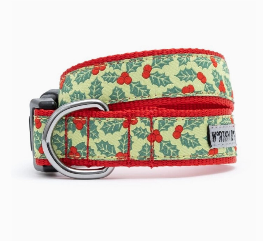 Holly Dog Collar, Size: XS