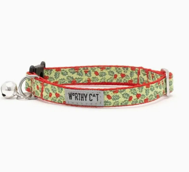 Holly Cat Collar with Bell