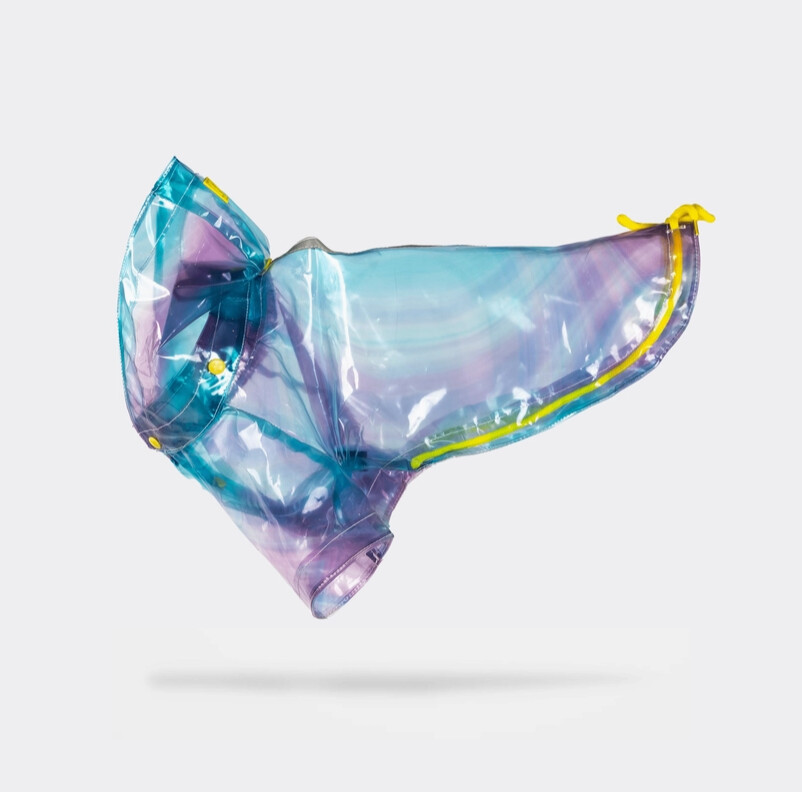 Kinney Dog Translucent Raincoat, Size: 4XL
