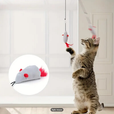 Mr. Mouse Hanging Cat Swatting Batting Toy