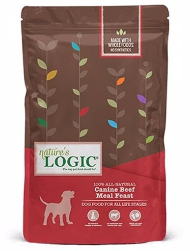 Nature&#39;s Logic Beef Meal Feast Dry Dog Food, Size: 4.4lb Bag