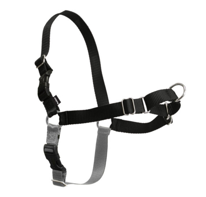 PetSafe Easy Walk No Pull Harness, Color: Classic Black, Size: Small