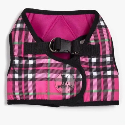 Plaid Sidekick Harness, Step-In, Buckle Closure