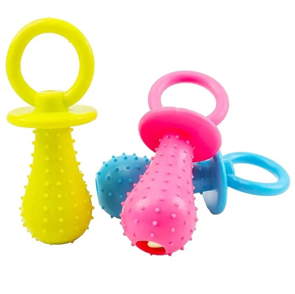 Puppy Binkie, Small Dog Pacifier, Assorted Colors
