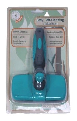 Self-Cleaning Slicker Brush for Dogs and Cats