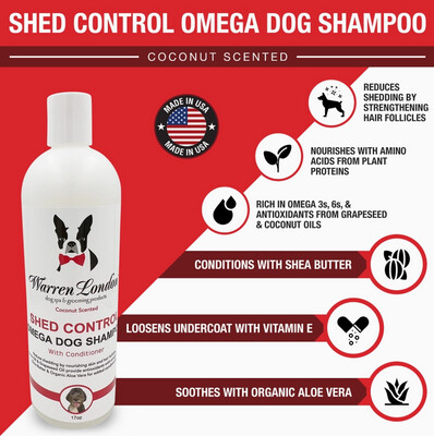 Shed Control Omega Shampoo for Dogs