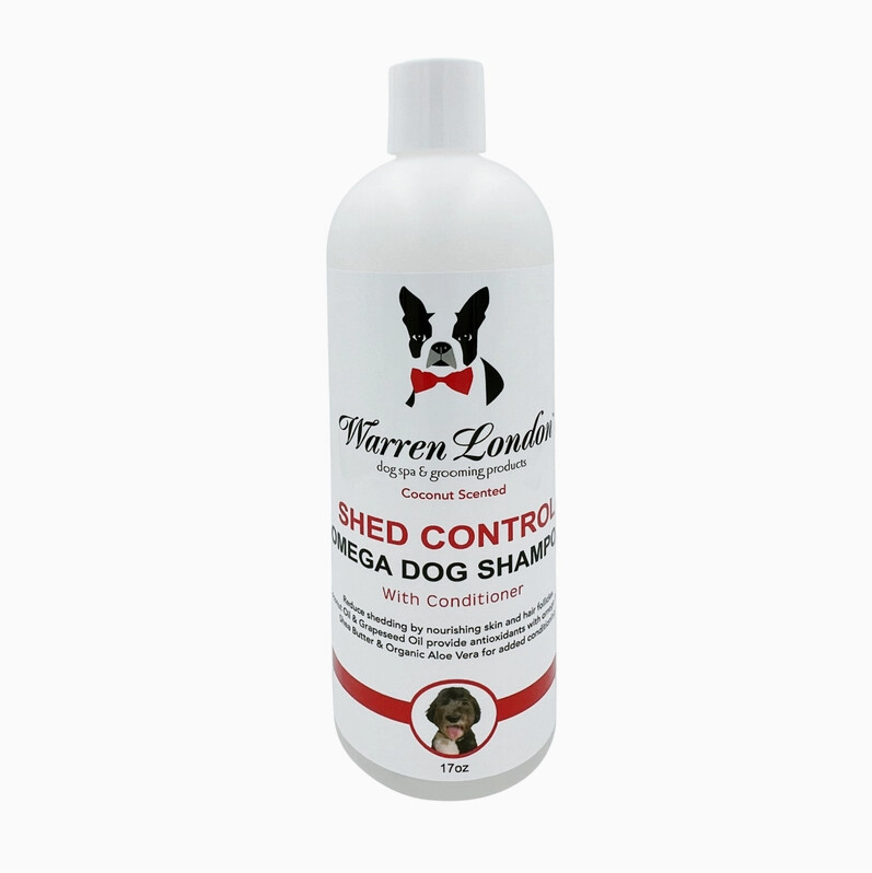 Shed Control Omega Shampoo for Dogs, Size: 17oz