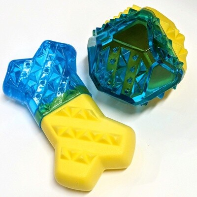 Wobble Water Dog Toy, Cooling, Freezable Teething Toy