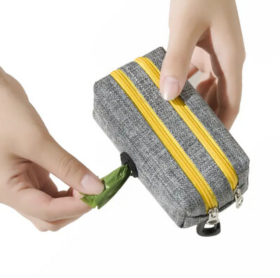 Poop Bag Dispenser, Two Compartment