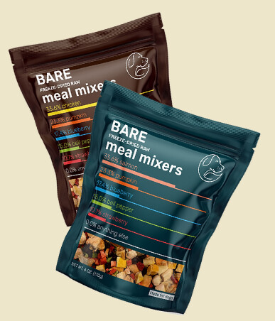 Bare Freeze Dried Raw Meal Mix-In Topper, Chicken