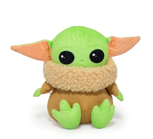 Star Wars The Child Sitting Pose Squeaky Plush Dog Toy