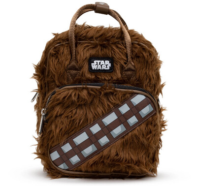 Star Wars Cross Body Bag Chewbacca, Brown, Faux Fur Vegan Leather