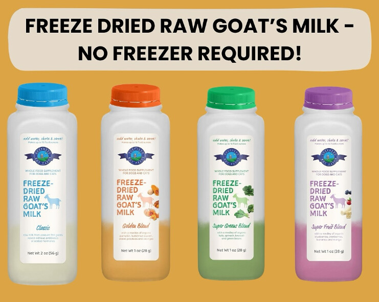 Shepherd Boy Freeze-Dried Raw Goat&#39;s Milk, Makes 16 fl oz