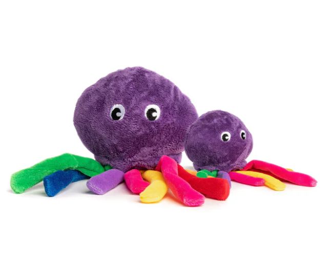 fabdog Faball Octopus Dog Toy, Large, Size: Small
