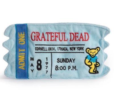 fabdog Grateful Dead Cornell 77&#39; Concert Ticket Toy