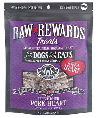 Raw Rewards Dog Cat Freeze-Dried Pork Organ Treats