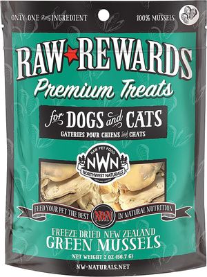 Northwest Naturals Dog Cat Freeze-Dried Mussels 2oz Bag