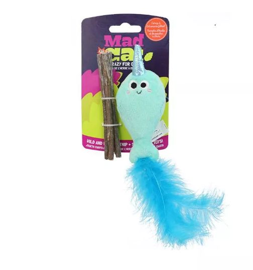 Mad Cat Narwhal Silvervine Toy
