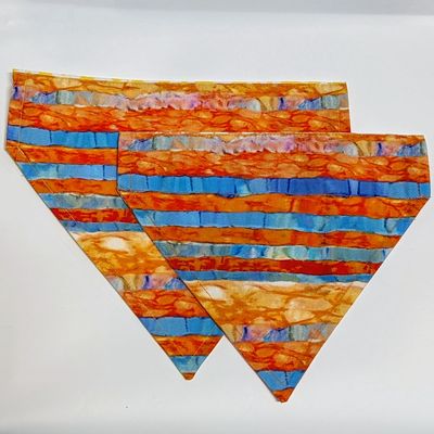 Collar Bandana, Heat Waves, Design: Heat Waves, Size: Large