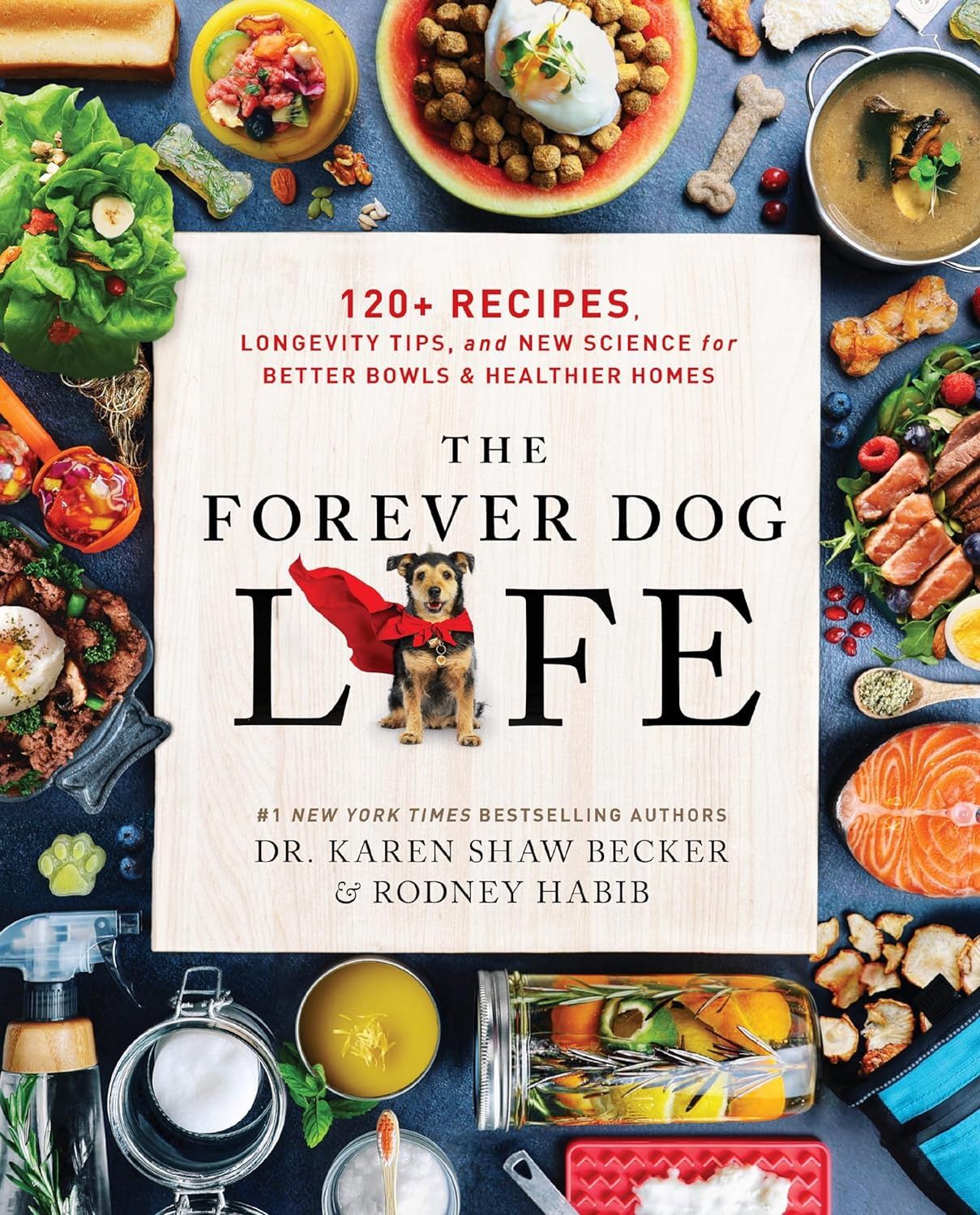 The Forever Dog Life: 120+ Recipes, Longevity Tips, and New Science for Better Bowls and Healthier Homes Hardback Book2024