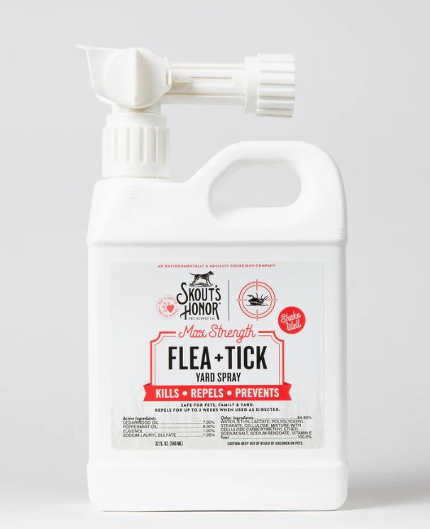 Skout&#39;s Honor Flea &amp; Tick Max Strength Yard Spray 32oz