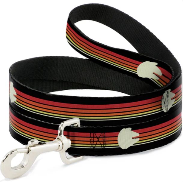 Buckle Down MILLENNIUM FALCON STRIPES, Star Wars, Leash, Size: 6ft / 0.5in wide