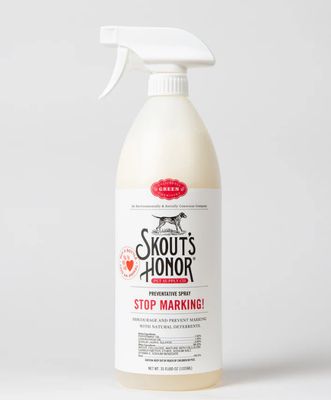 Skout&#39;s Honor STOP MARKING! Dog Preventative Spray, 35fl.oz. Spray Bottle