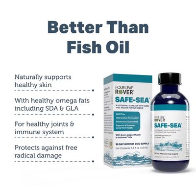 Safe-Sea, Green Lipped Mussel Oil for Dogs