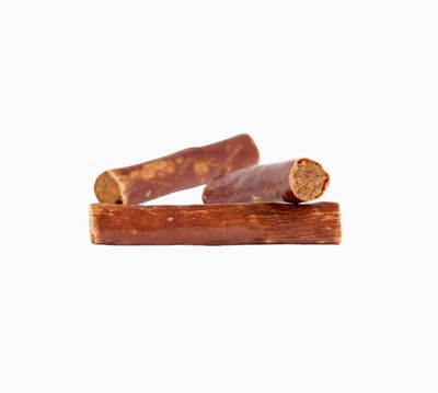 All Natural Beef Stuffed Gullet, 6" Dog Chew Treat