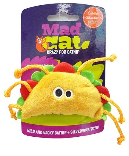Mad Cat Tabby Taco Catnip Cat Toy