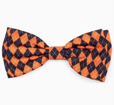 Halloween Argyle Bow Tie