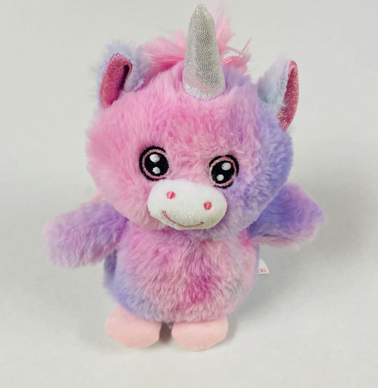 Big Eyed Baby Plush Unicorn Dog Toy
