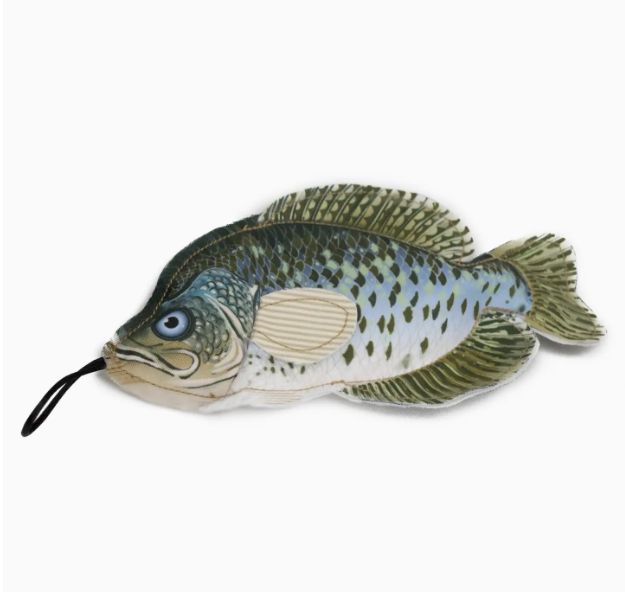 Denim Crappie Dog Toy