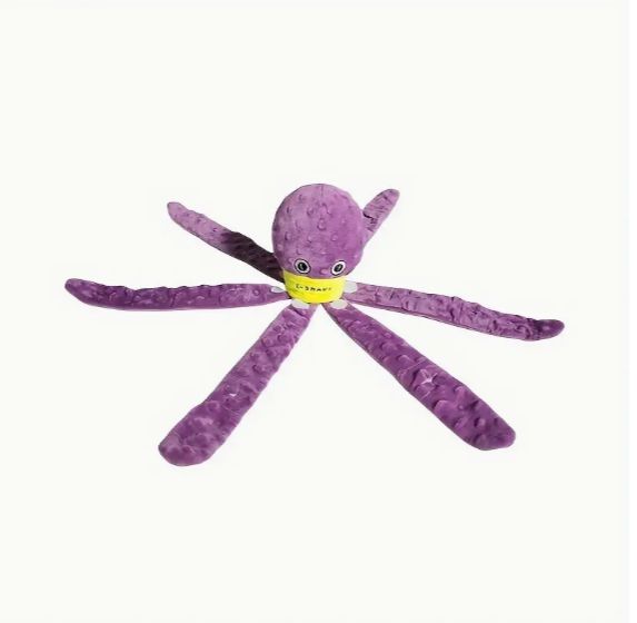 Furbaby Treat Plushie Purple Octopus Snuffle Mat, Level 1