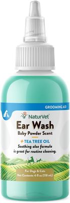 Pure &amp; Natural Ear Wash Plus Tea Tree Oil, 4oz Bottle