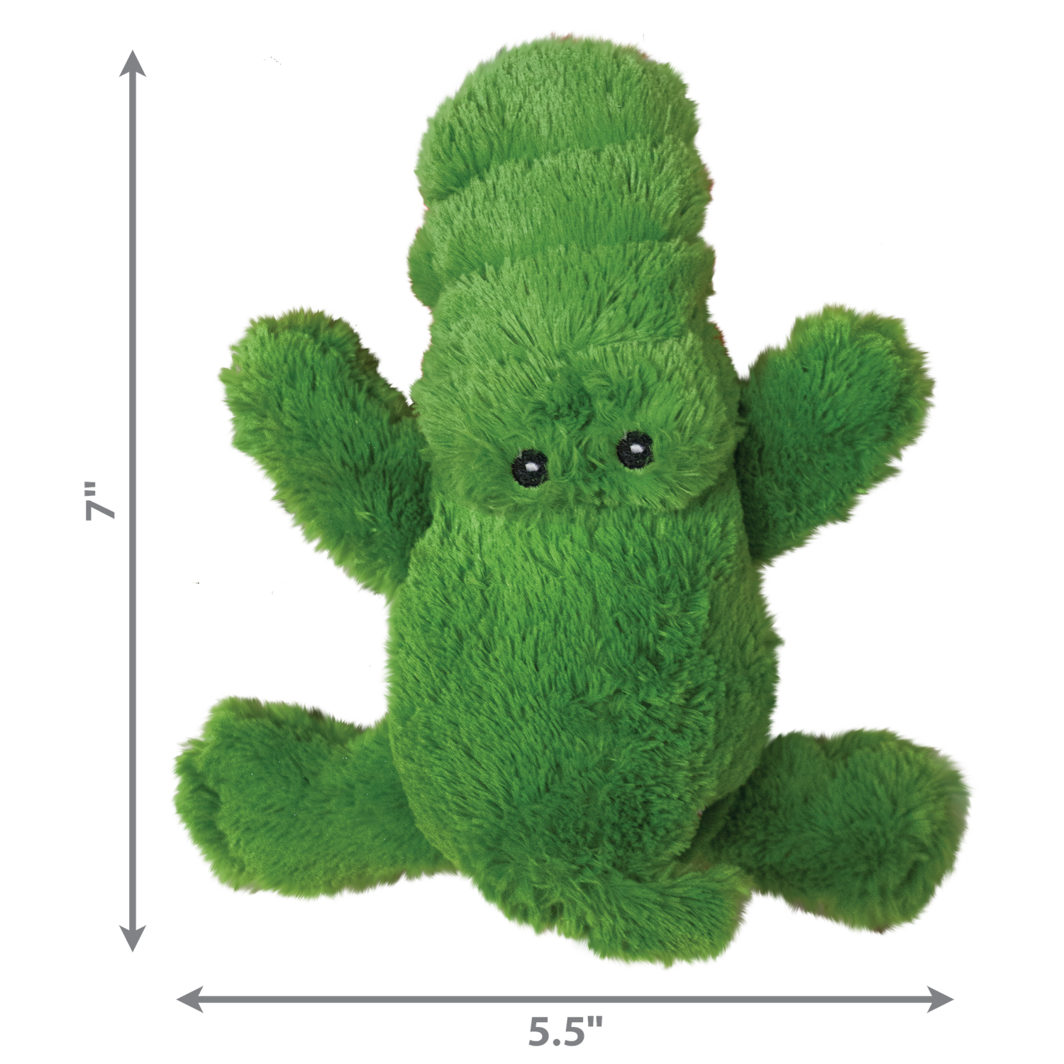 Kong Cozie Ali Alligator Plush Toy, Size: Small